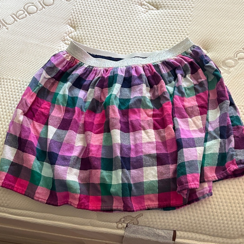 Jumping Beans Multicolor Plaid Skirt